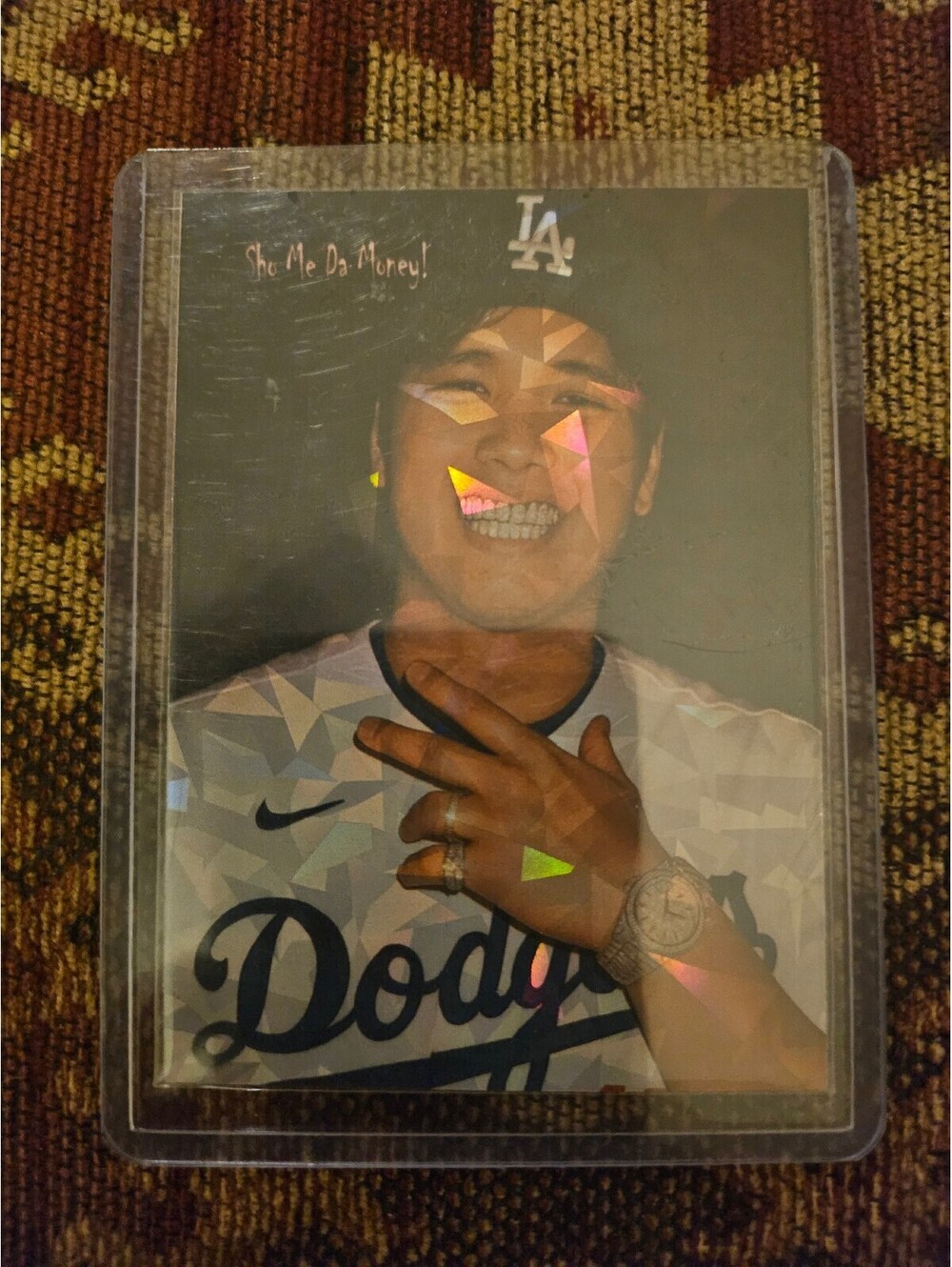 Shohei Ohtani - Bald Head Bangerz Winter 25 Edition Custom Art Card - Dodgers